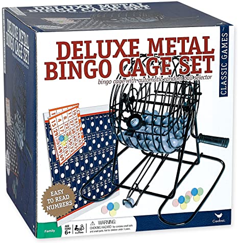 Deluxe bingo game with accessories